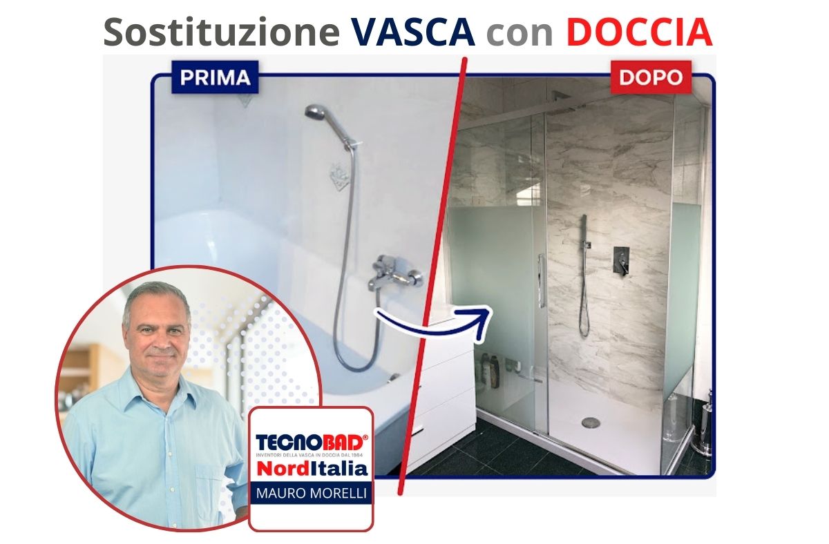 top Trasformazione vasca in doccia